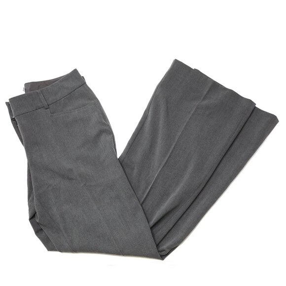 Ricki's Flared Dress Pants Career Work Trousers Grey Slacks Normcore Office - Picture 4 of 10